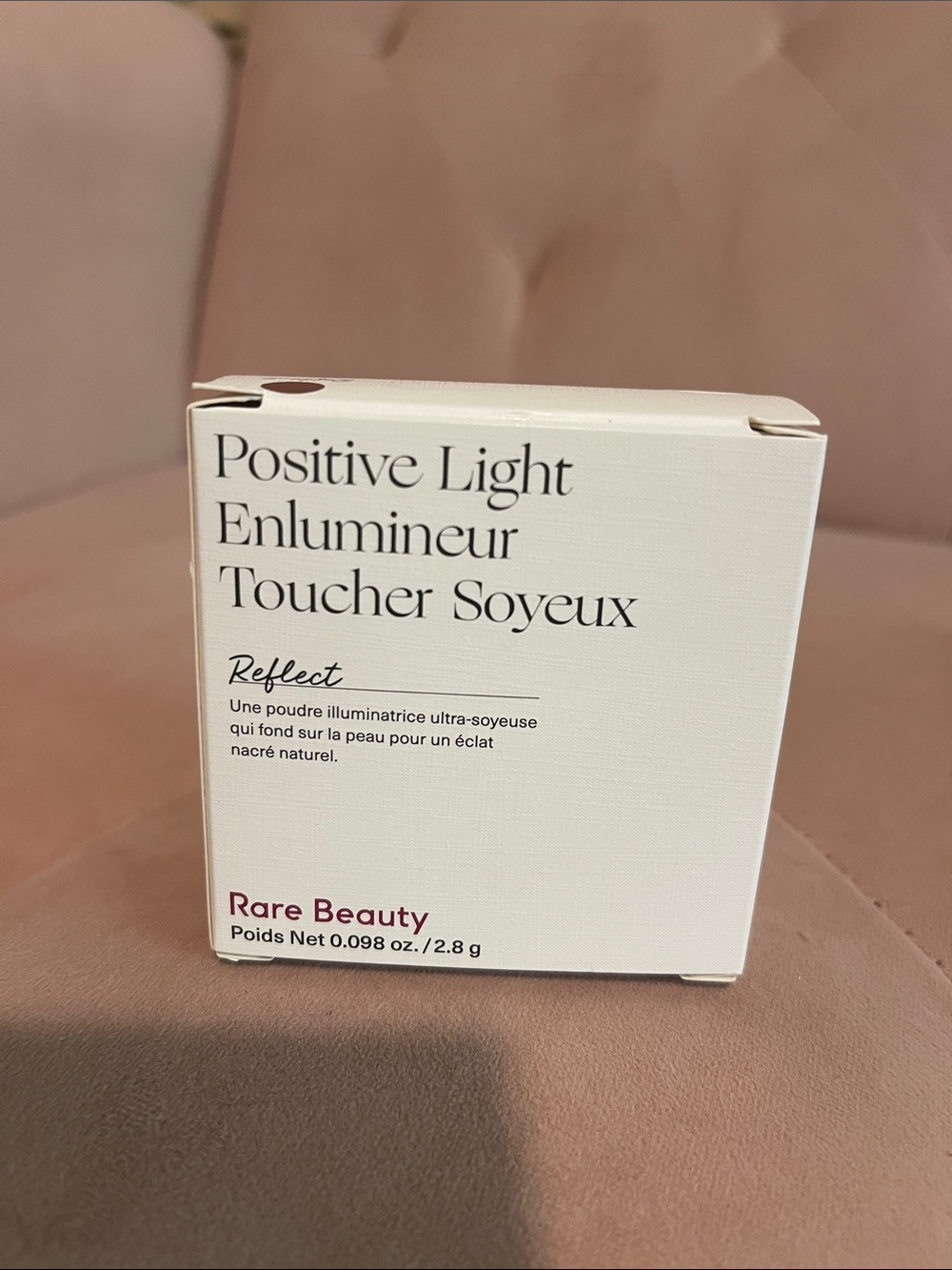 Rare Beauty Positive Light Enlumineur - White Cream Highlighter Box